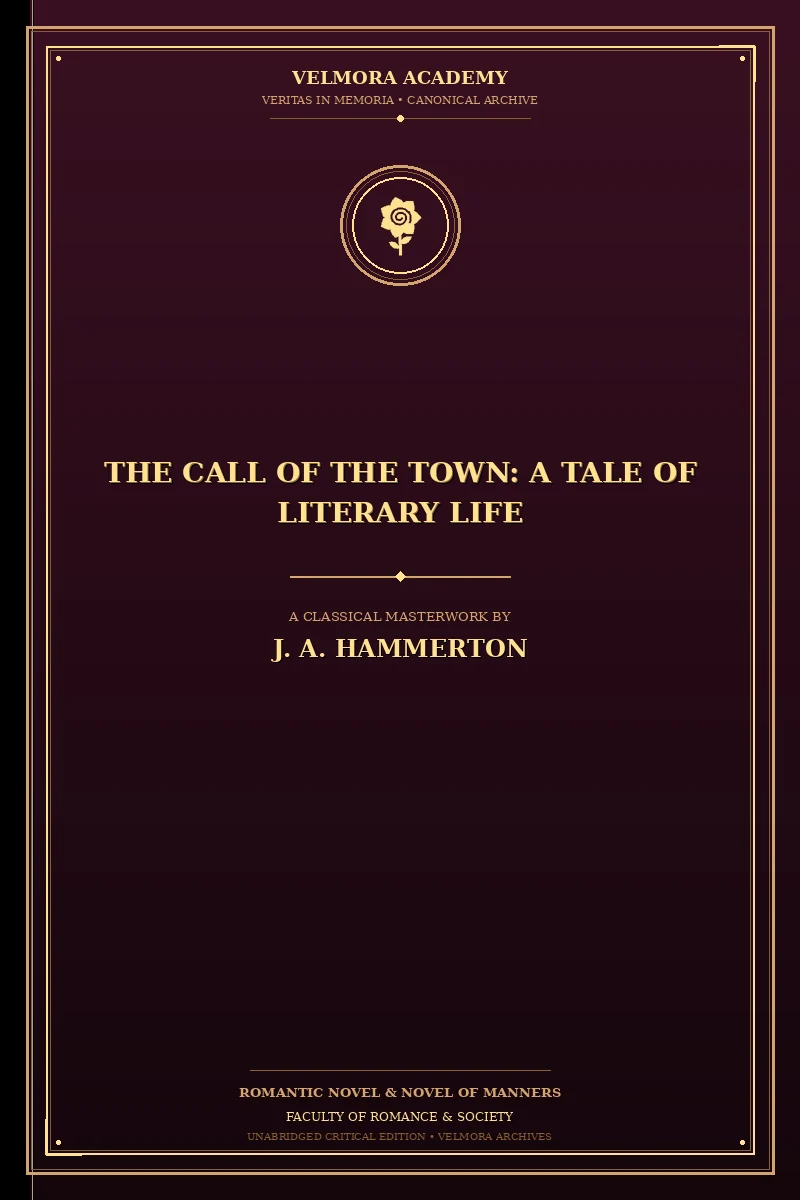 The Call of the Town: A Tale of Literary Life