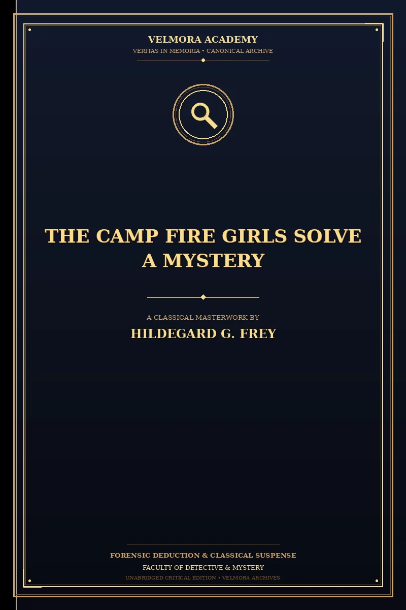 Cover of The Camp Fire Girls Solve a Mystery