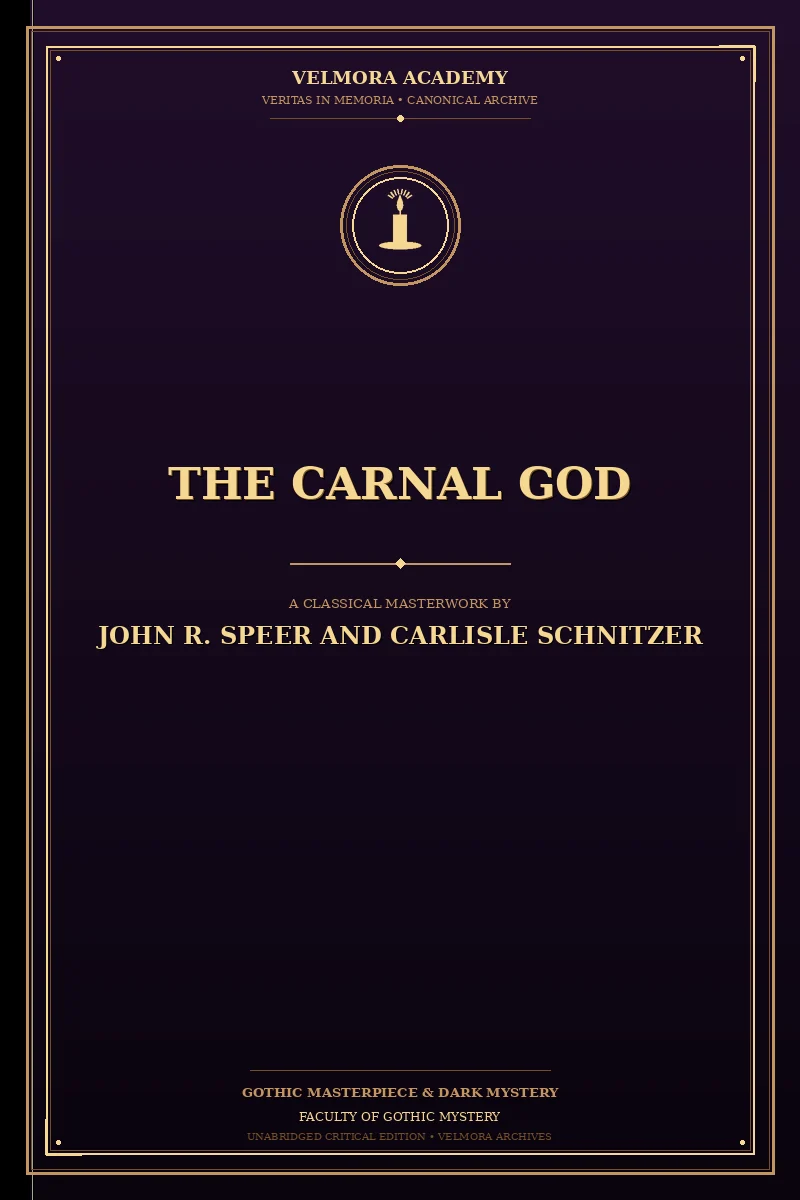 Cover of The carnal god