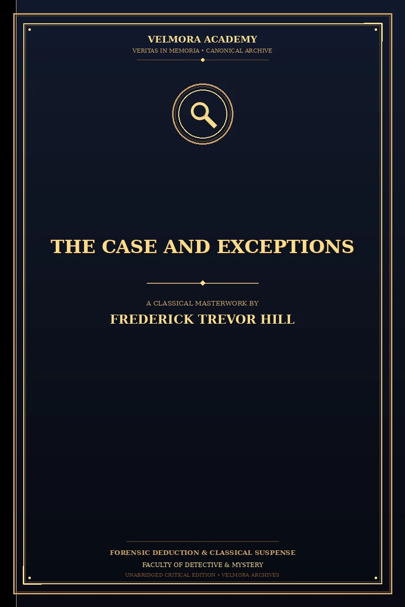 Cover of The Case and Exceptions