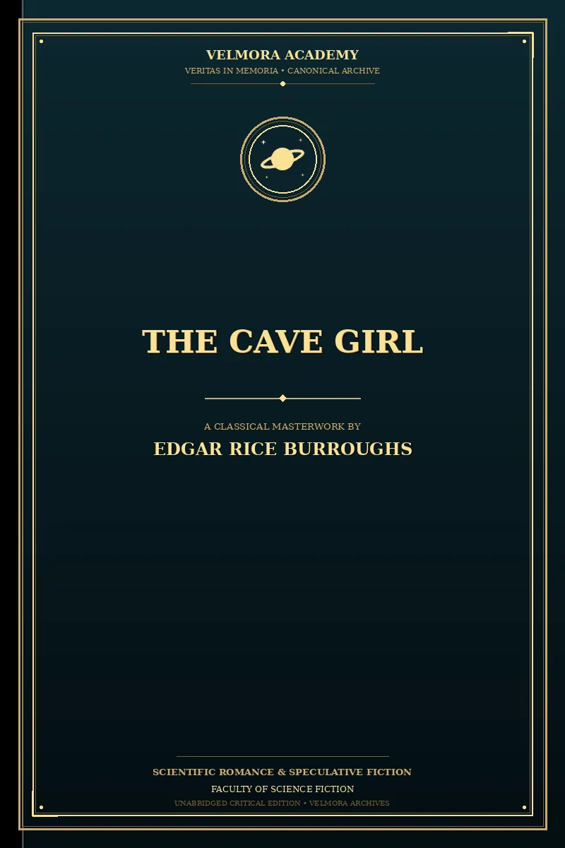 Cover of The cave girl