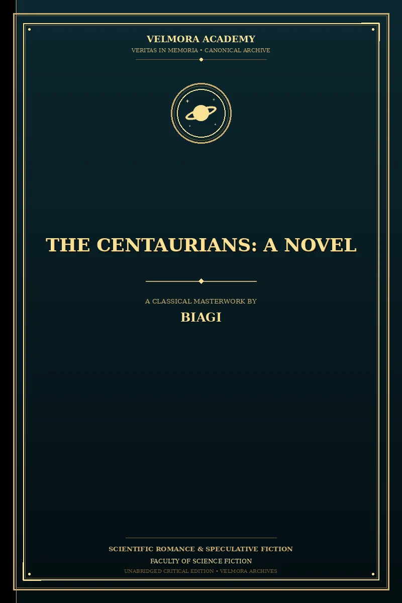 The Centaurians: a novel