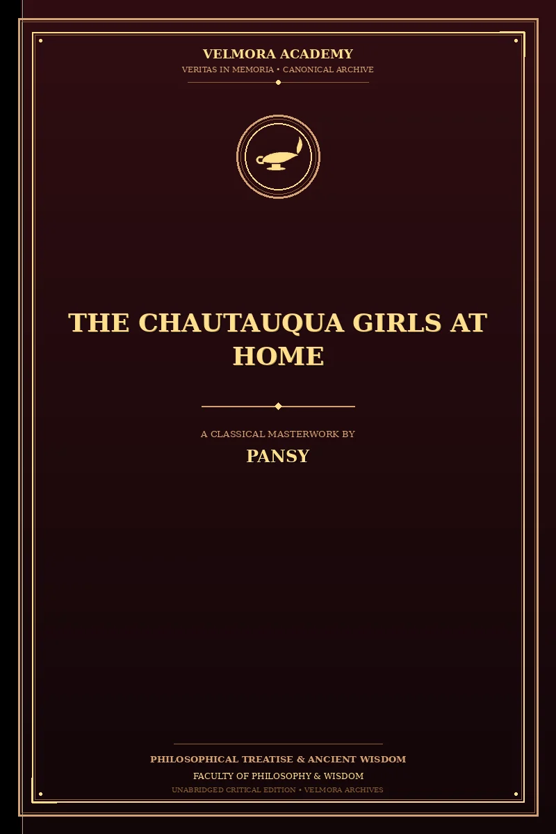 Cover of The Chautauqua Girls At Home