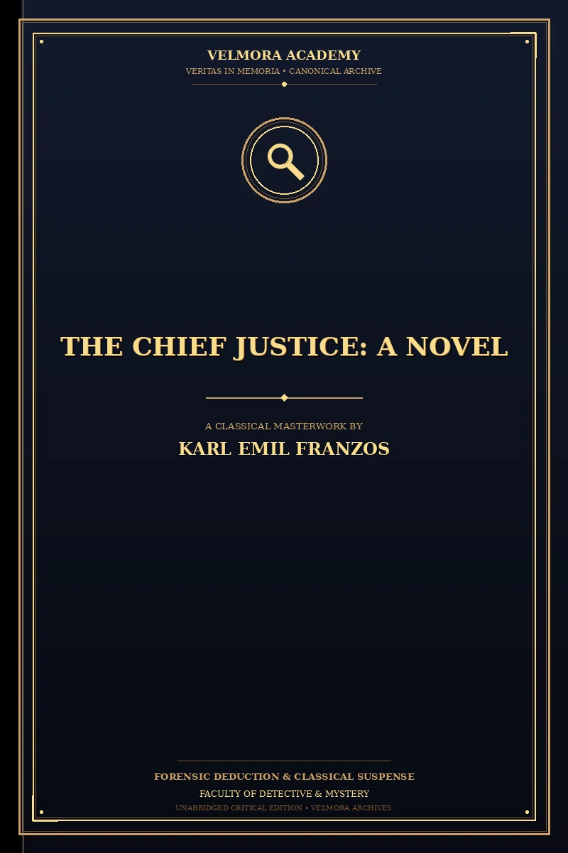 Cover of The Chief Justice: A Novel