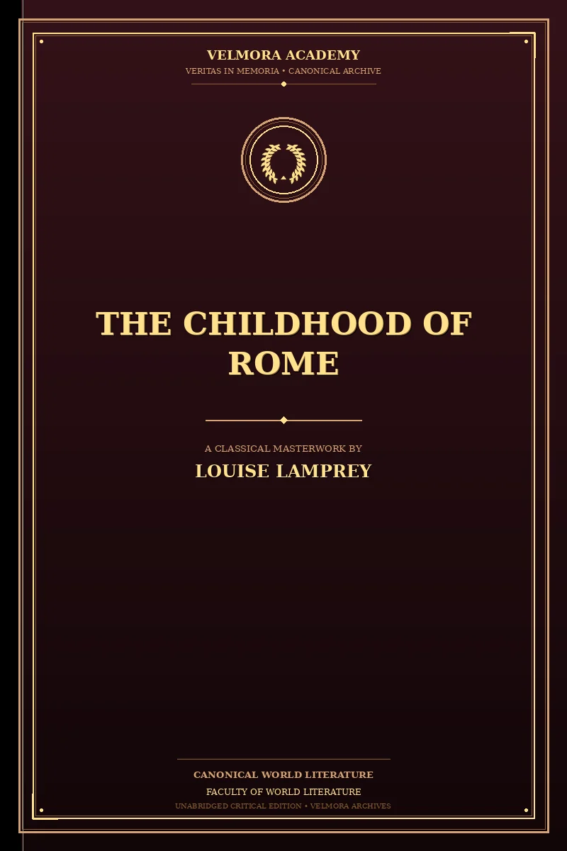 The Childhood of Rome