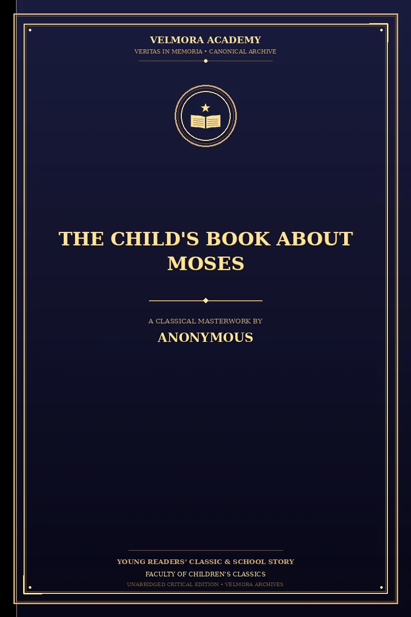 Cover of The Child's Book About Moses