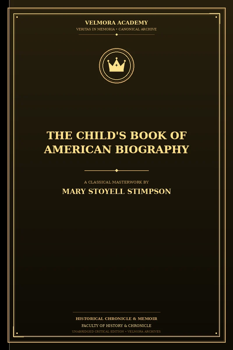 Cover of The Child's Book of American Biography