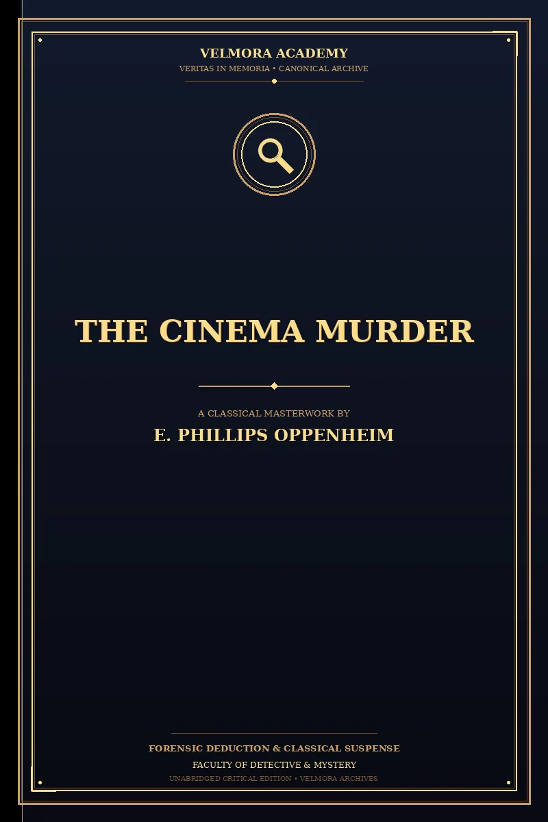 Cover of The Cinema Murder