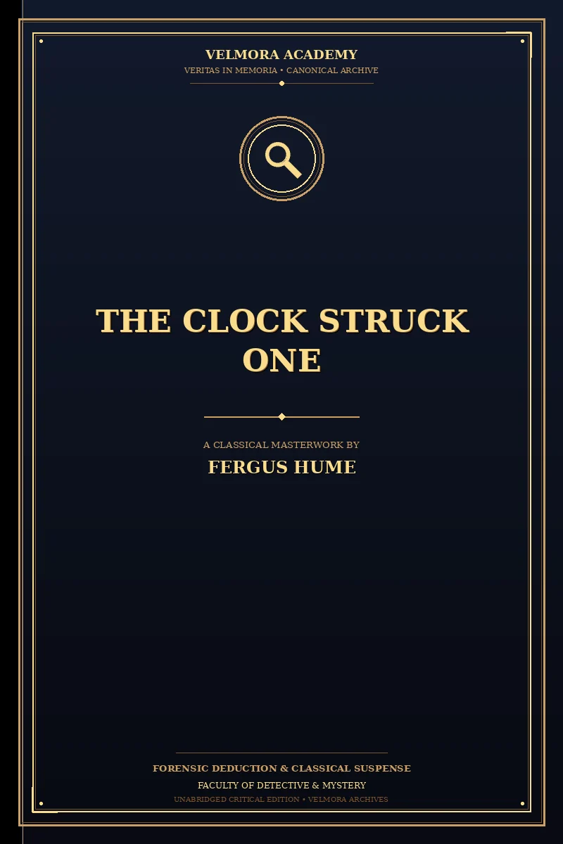 The Clock Struck One