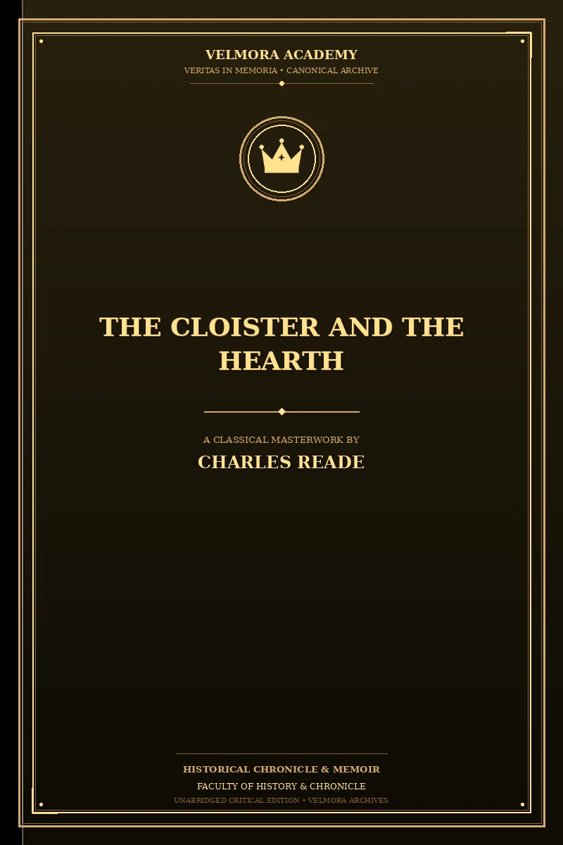 Cover of The Cloister and the Hearth — A Tale of the Middle Ages