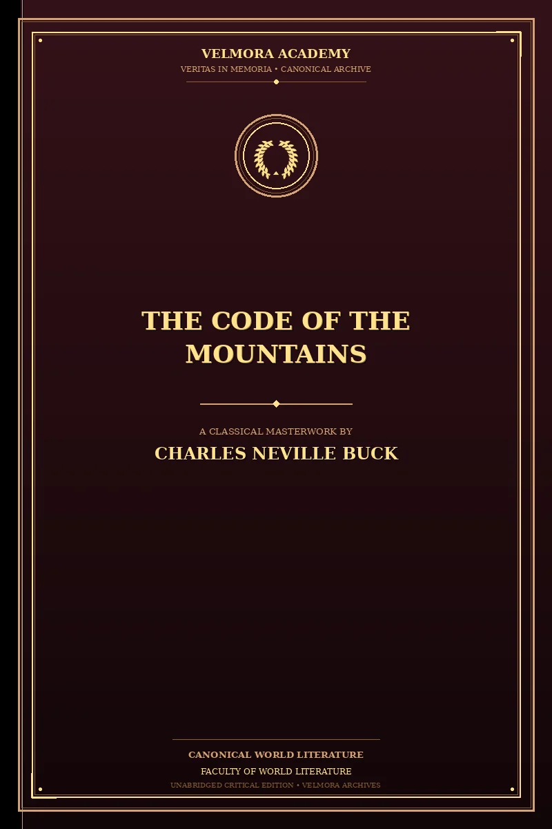 Cover of The Code of the Mountains