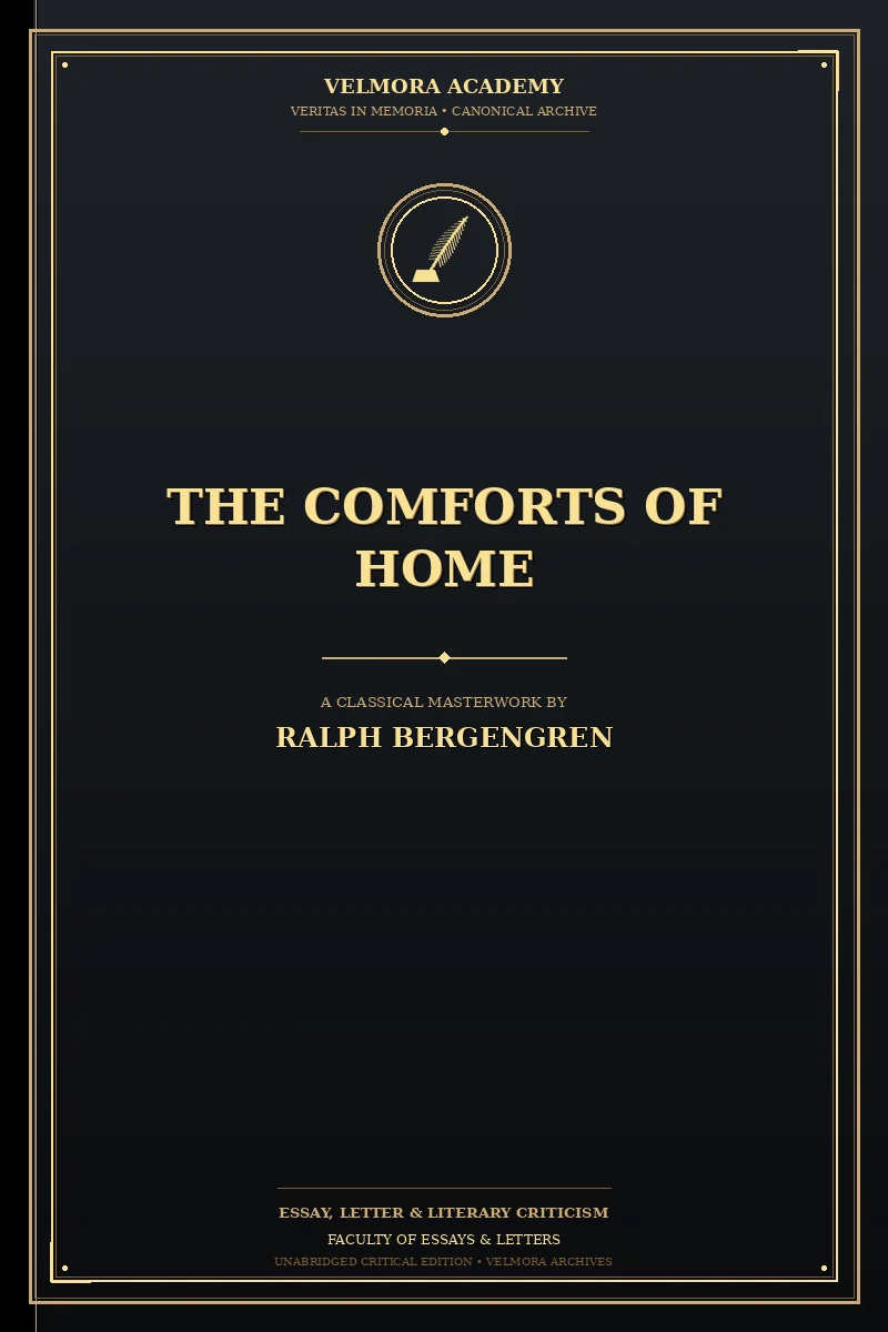 Cover of The Comforts of Home