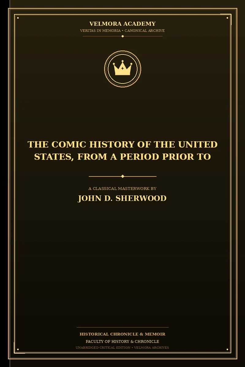 Cover of The comic history of the United States, from a period prior to