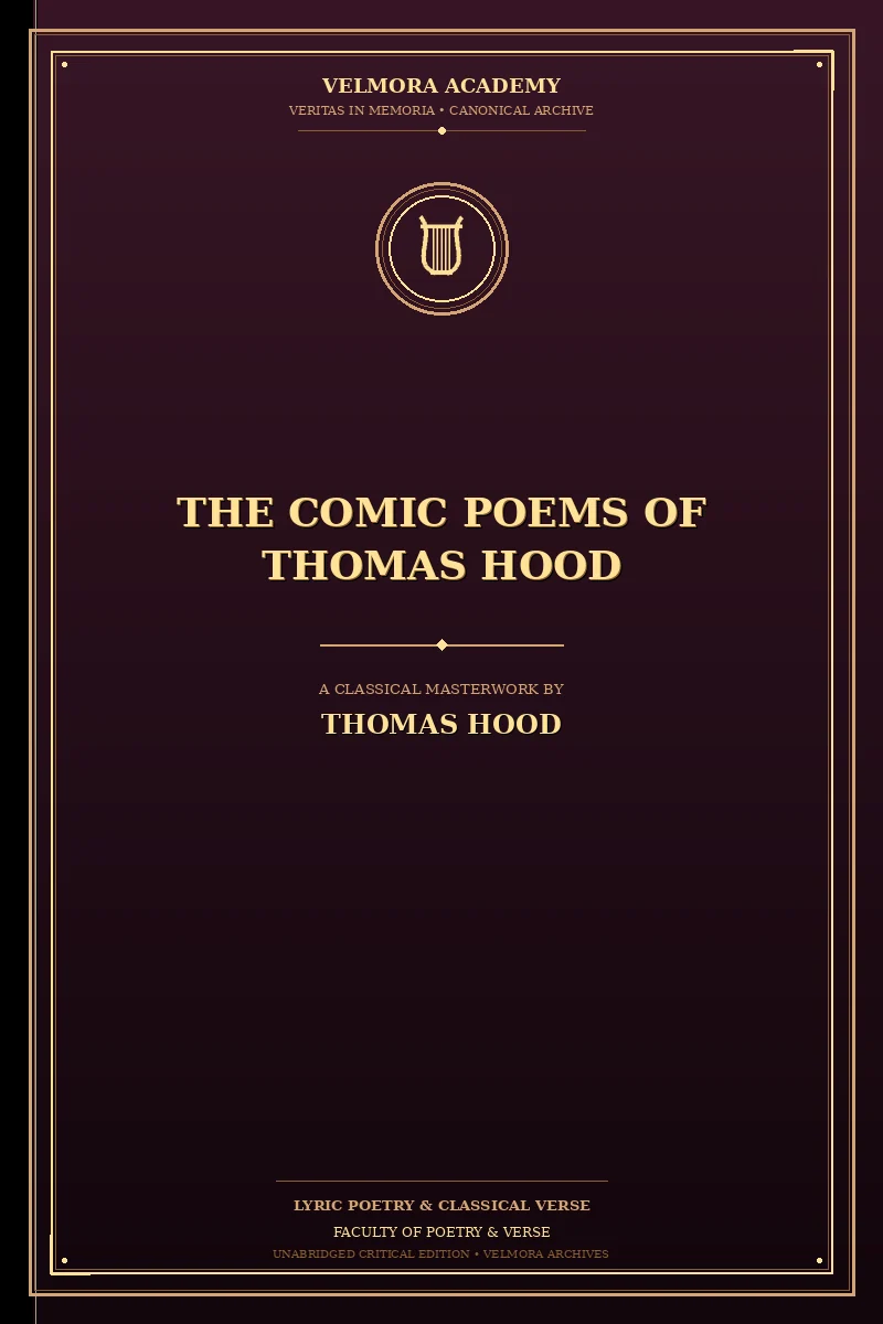 The Comic Poems of Thomas Hood