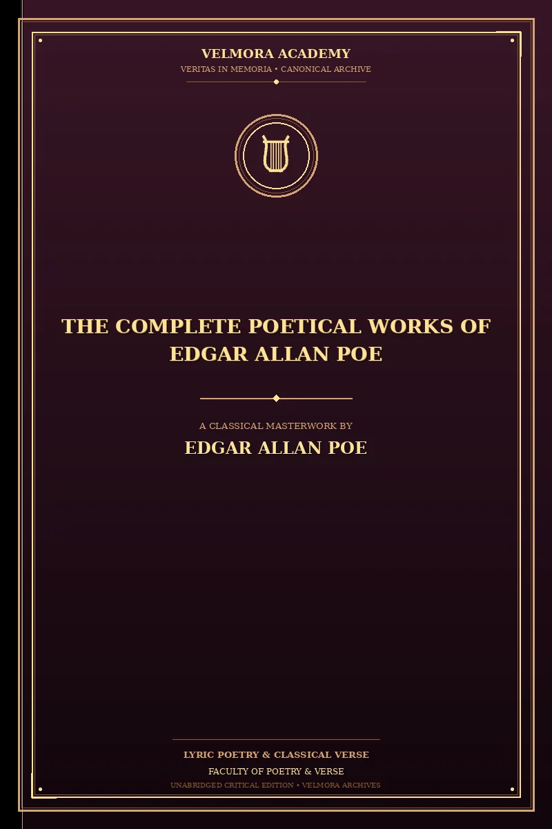The Complete Poetical Works of Edgar Allan Poe