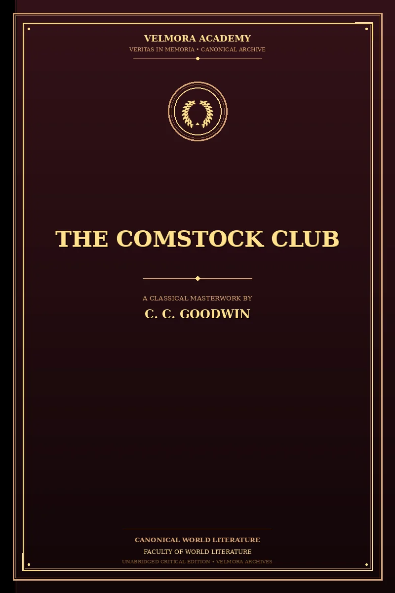 Cover of The Comstock Club