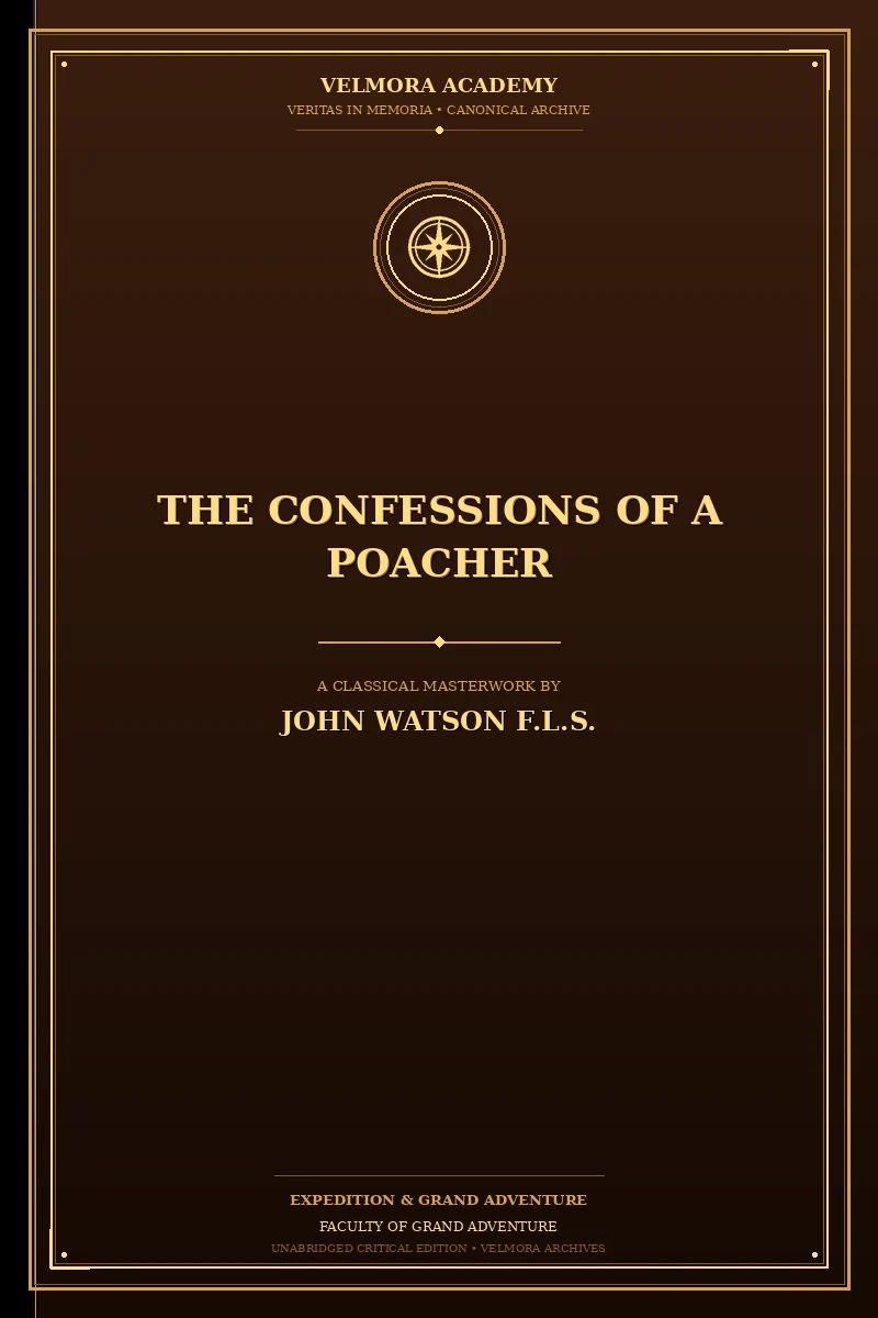 Cover of The Confessions of a Poacher