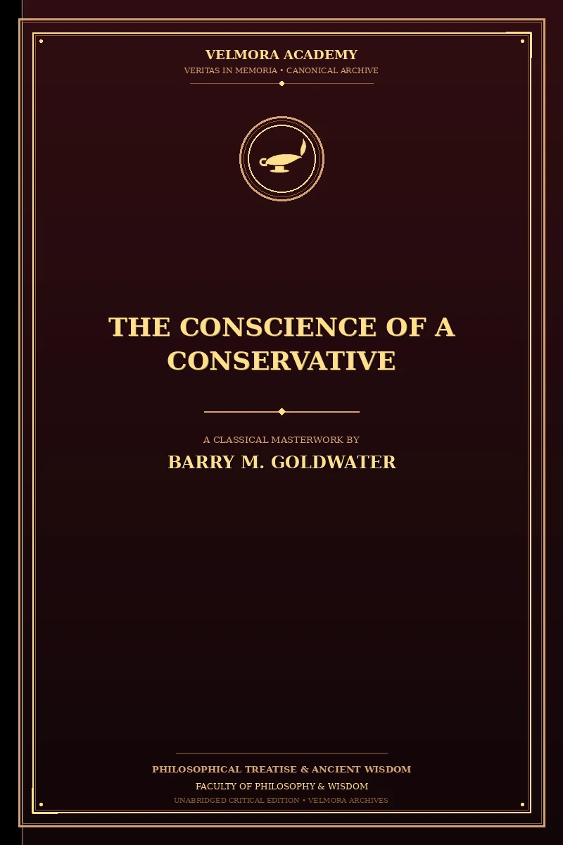 The conscience of a Conservative