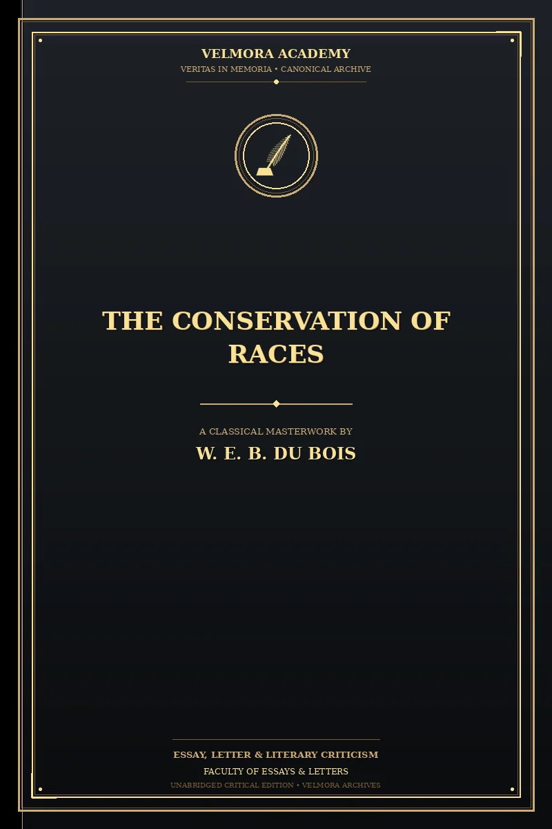 The Conservation of Races