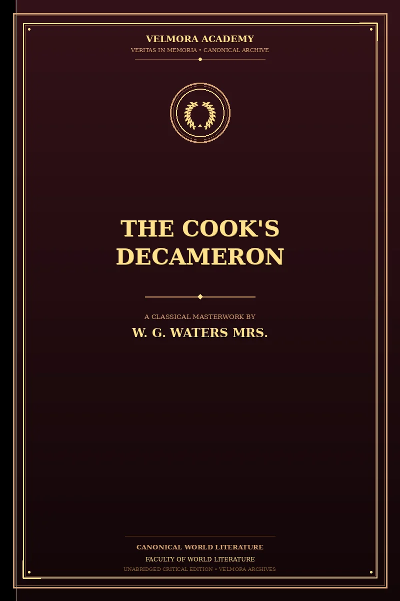 The Cook's Decameron