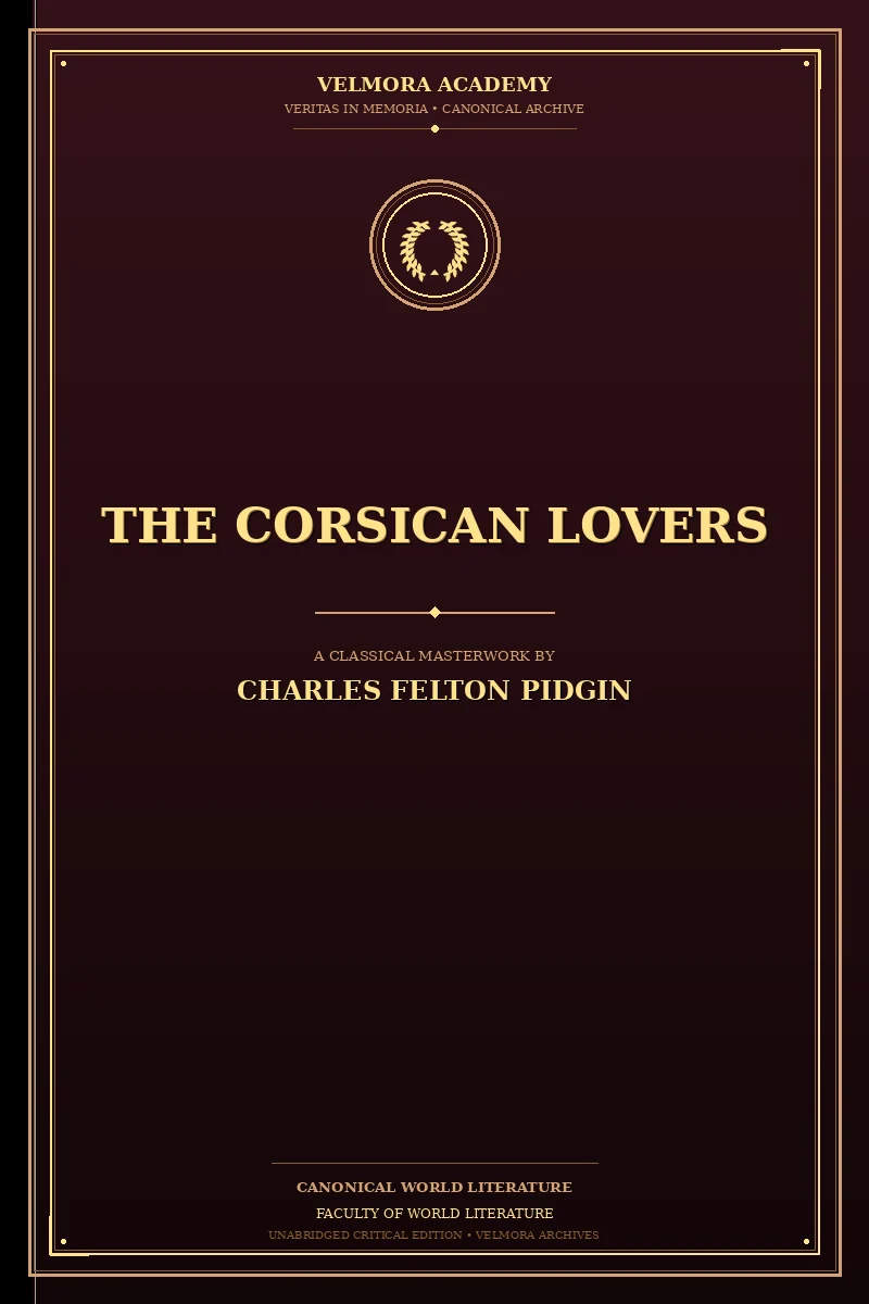 Cover of The Corsican Lovers