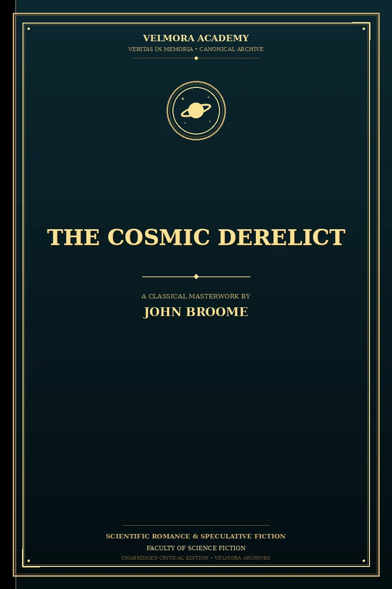 The Cosmic Derelict