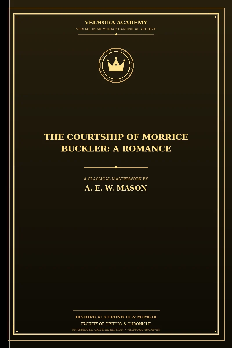Cover of The Courtship of Morrice Buckler: A Romance