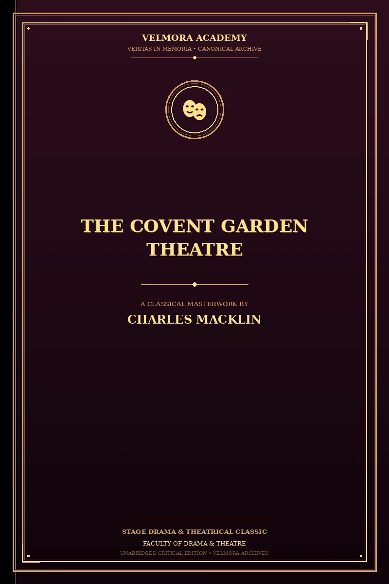 Cover of The Covent Garden Theatre