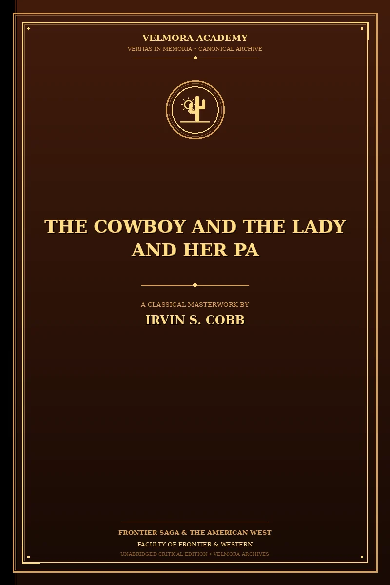 Cover of The cowboy and the lady and her pa