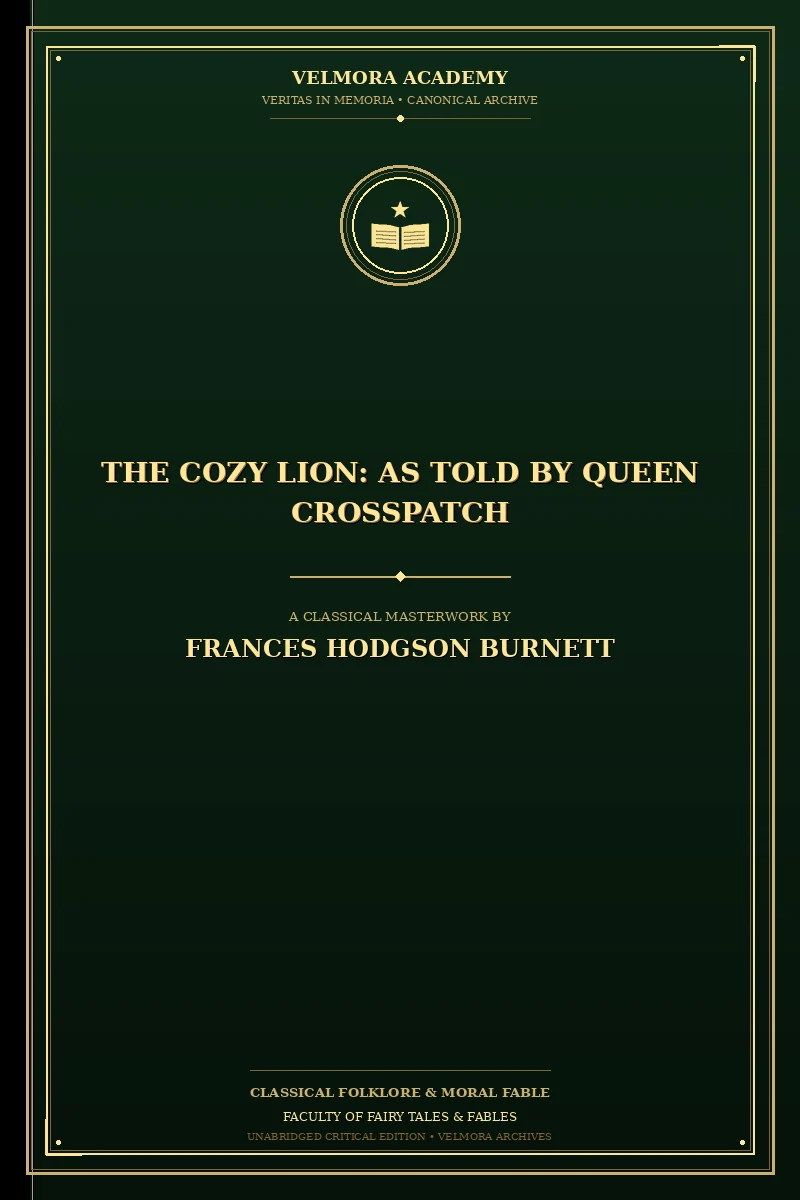 Cover of The Cozy Lion: As Told by Queen Crosspatch