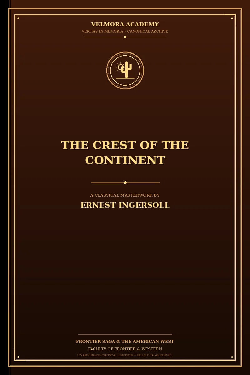 Cover of The Crest of the Continent