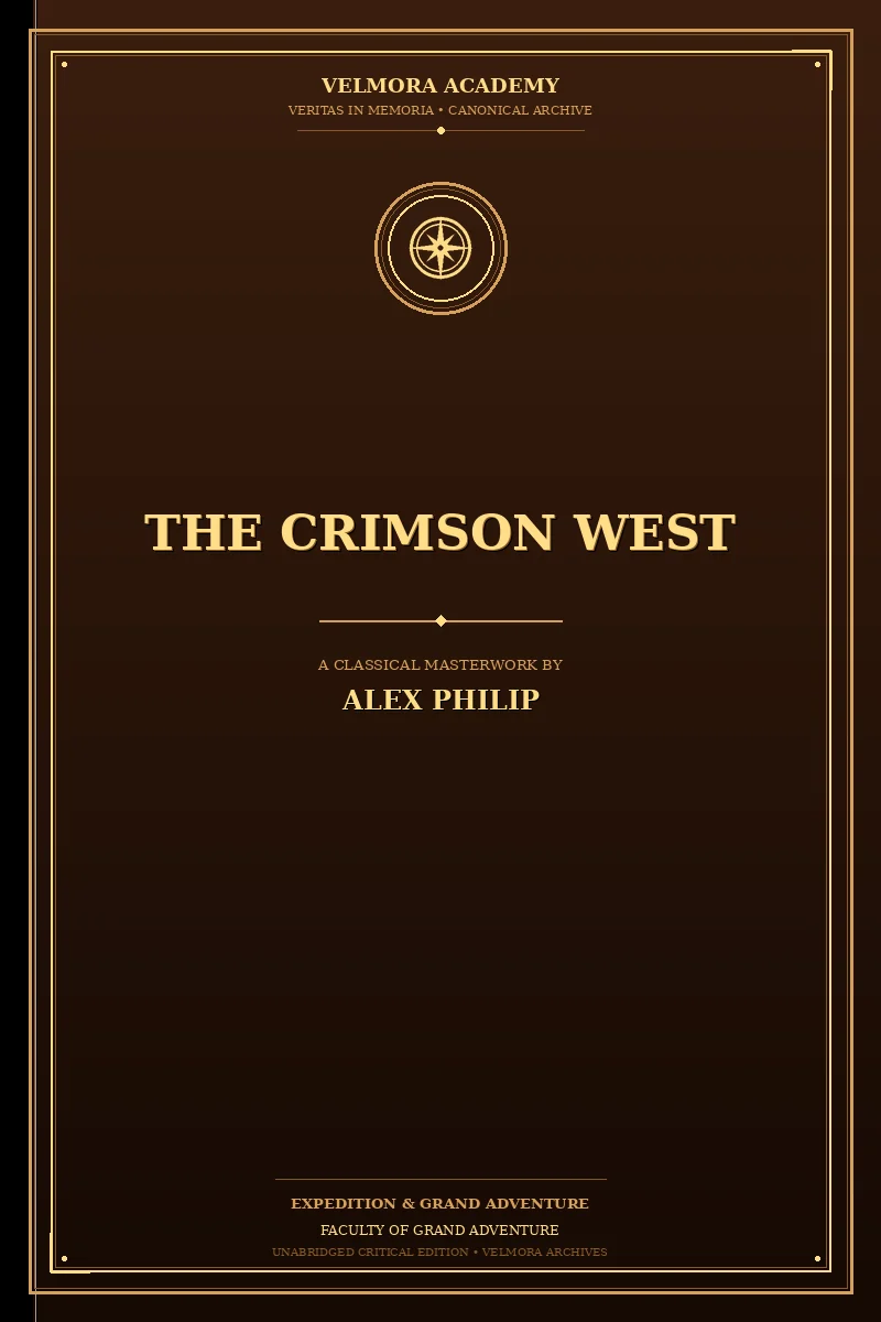 Cover of The Crimson West