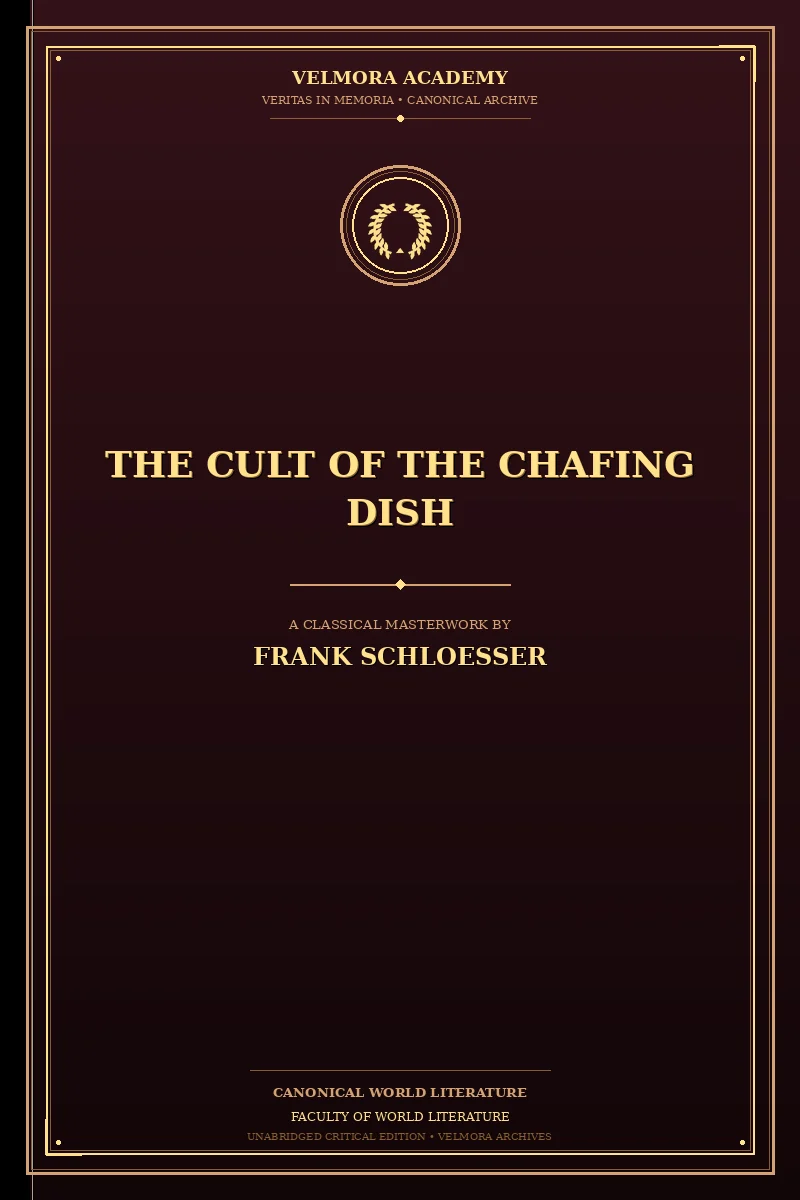 Cover of The cult of the chafing dish