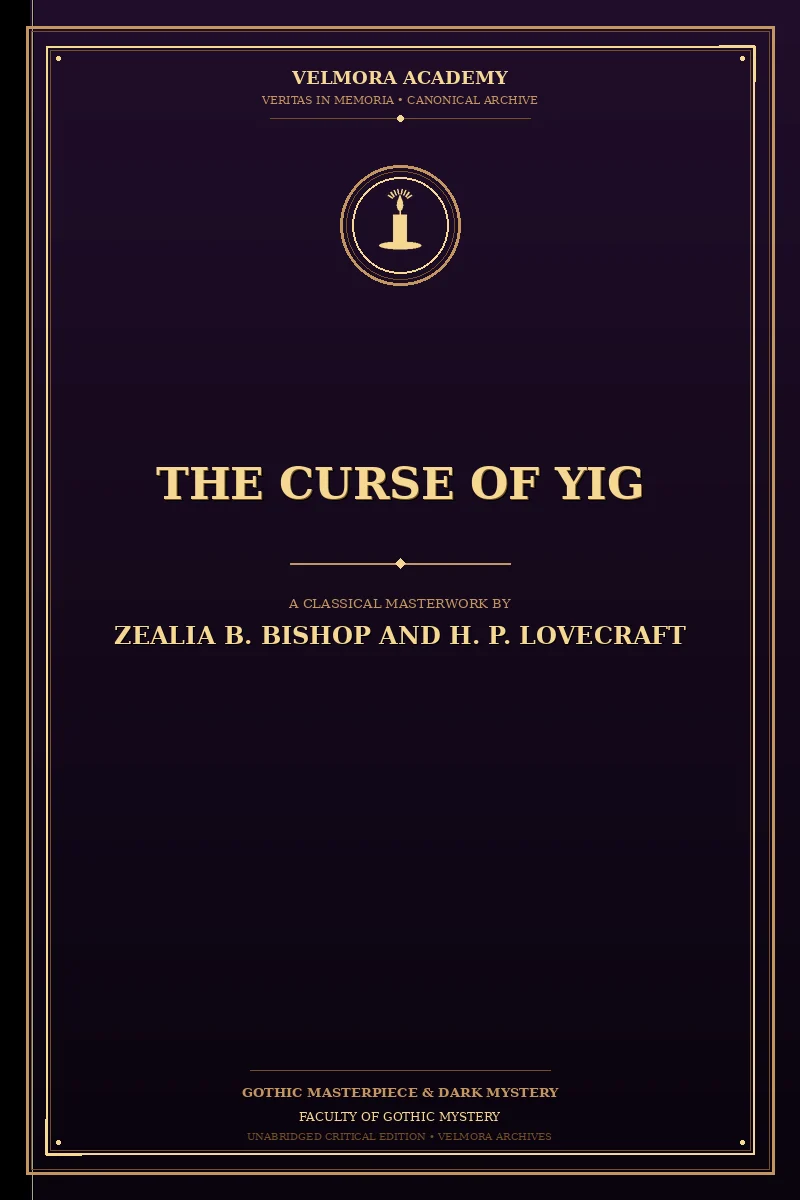 Cover of The curse of Yig