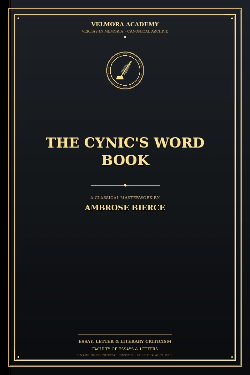 Cover of The Cynic's Word Book