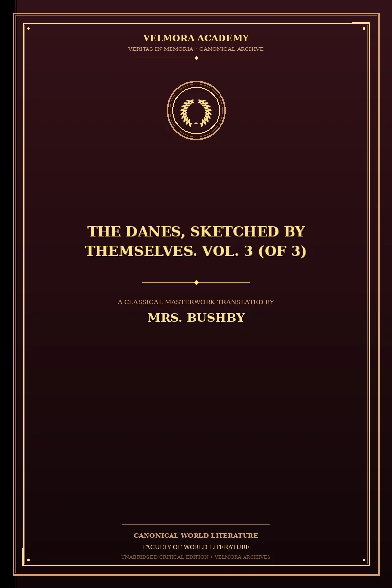Cover of The Danes, Sketched by Themselves. Vol. 3 (of 3)