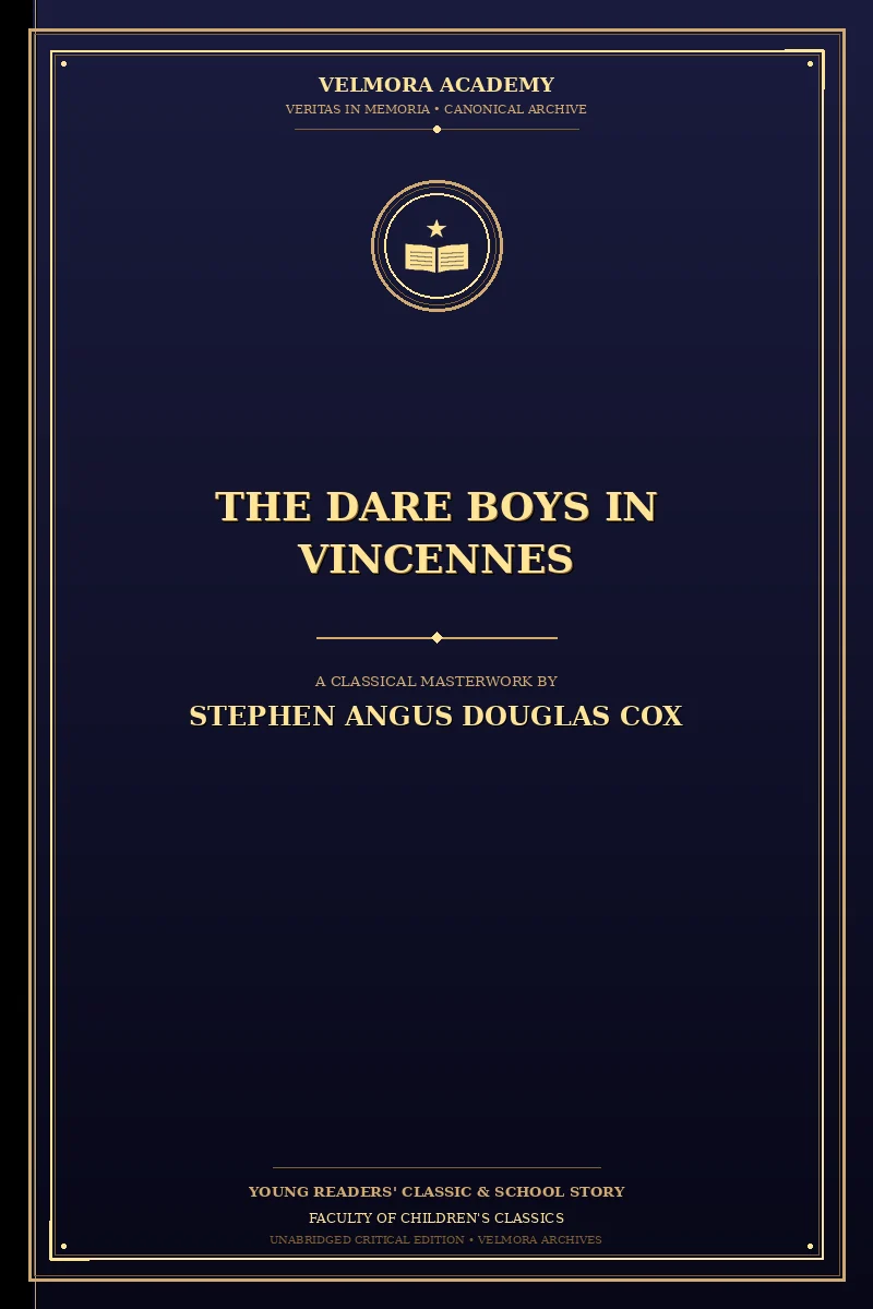 Cover of The Dare Boys in Vincennes