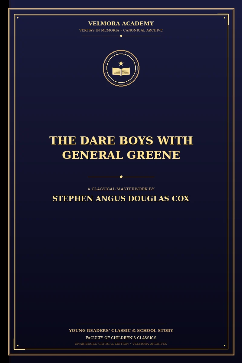 Cover of The Dare Boys with General Greene