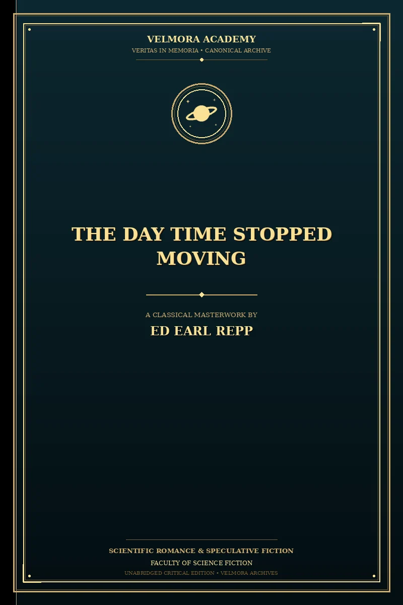 Cover of The Day Time Stopped Moving