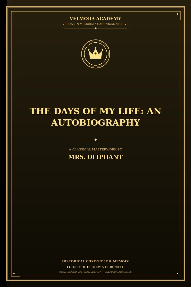 The Days of My Life: An Autobiography