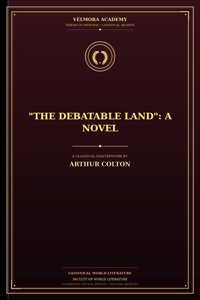 Cover of "The Debatable Land": A Novel