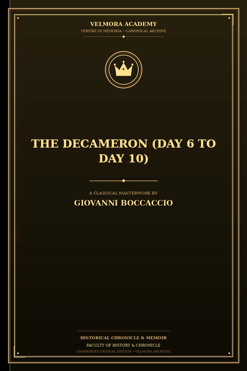 The Decameron (Day 6 to Day 10)