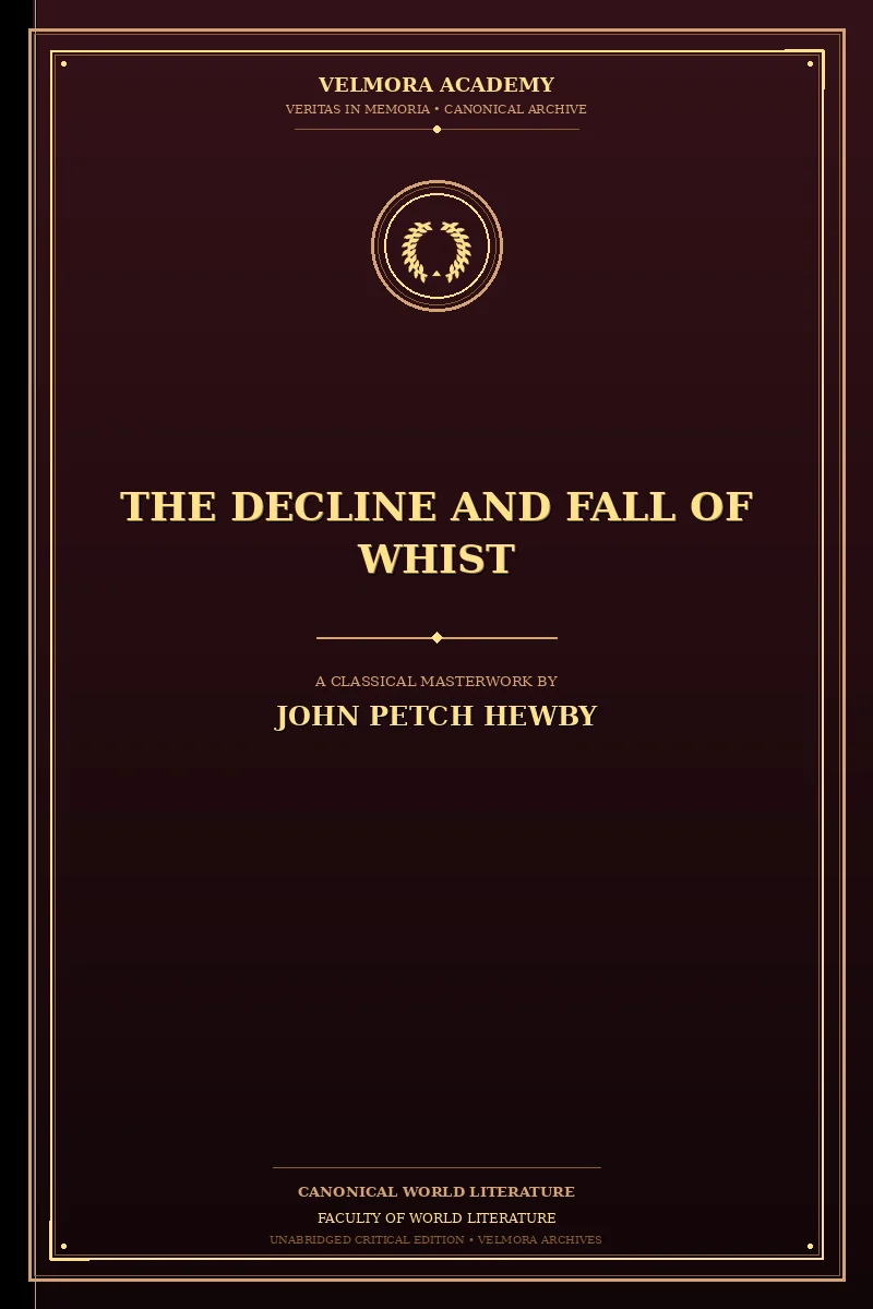 Cover of The Decline and Fall of Whist