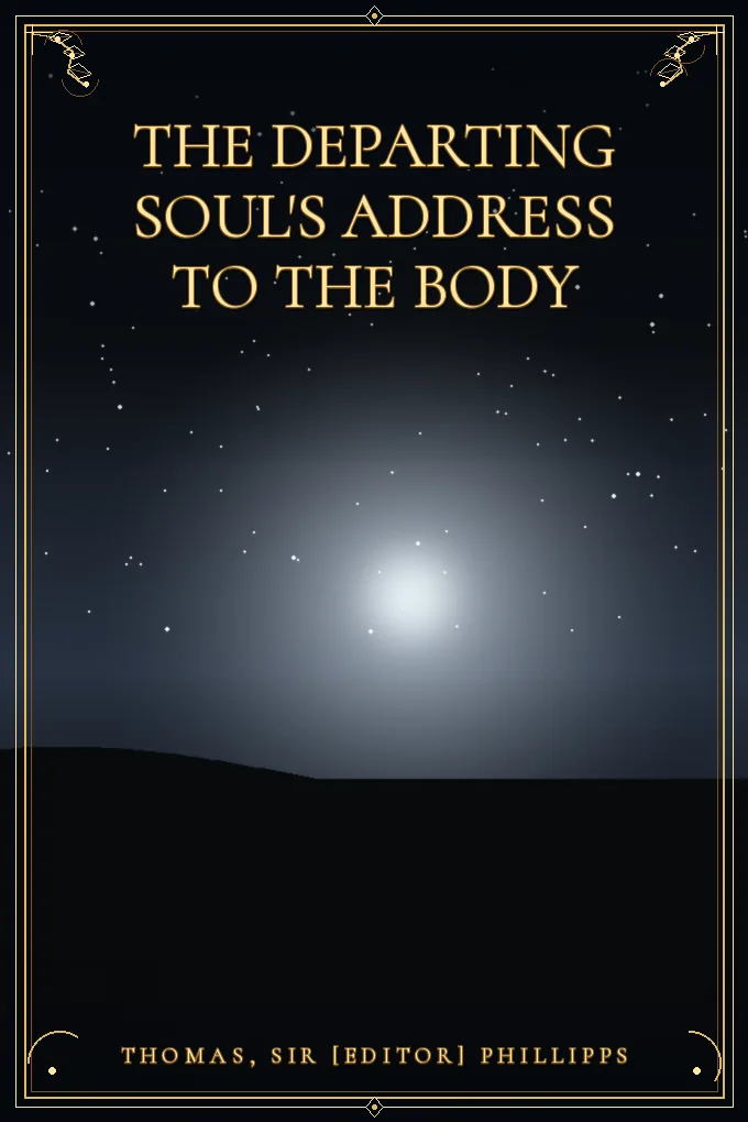 Cover of The Departing Soul's Address to the Body
