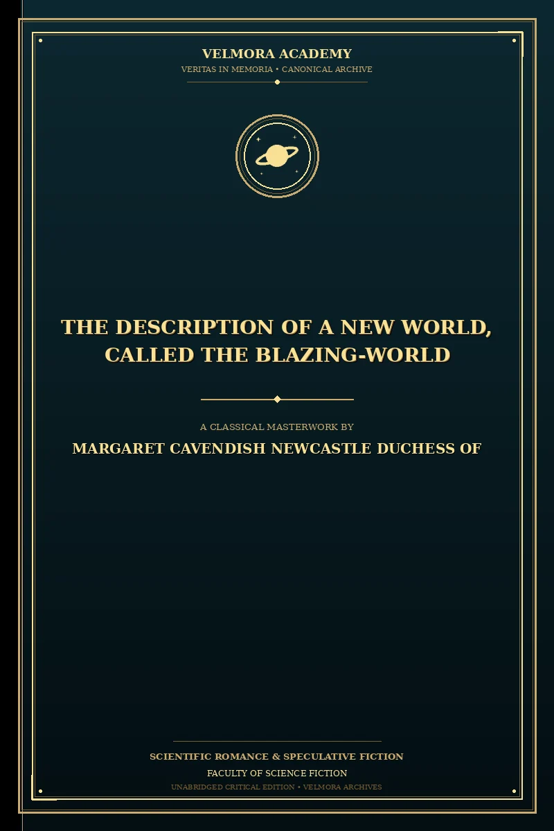 Cover of The Description of a New World, Called the Blazing-World