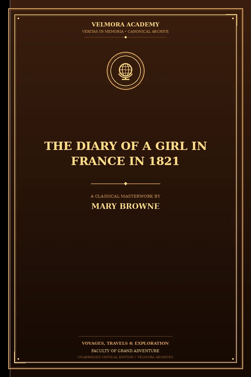The Diary of a Girl in France in 1821