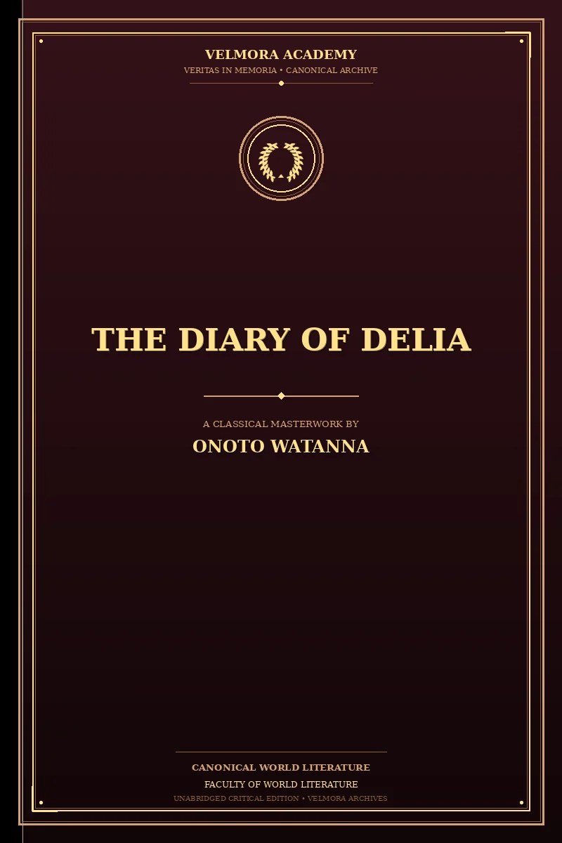 Cover of The diary of Delia