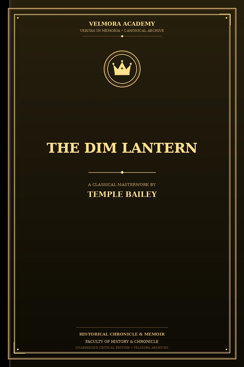 Cover of The Dim Lantern
