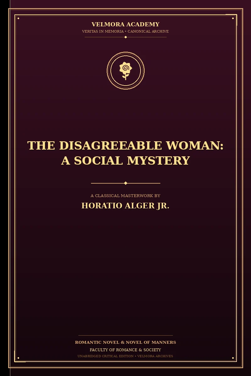 The Disagreeable Woman: A Social Mystery