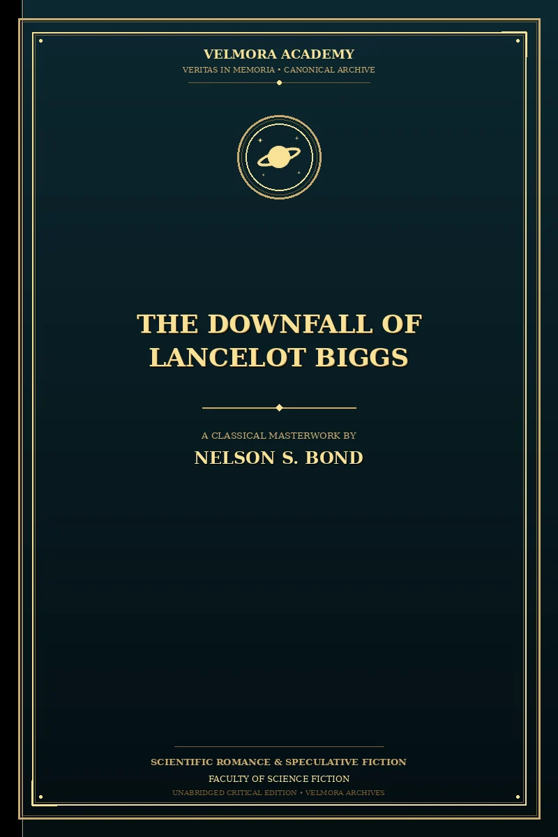 Cover of The downfall of Lancelot Biggs